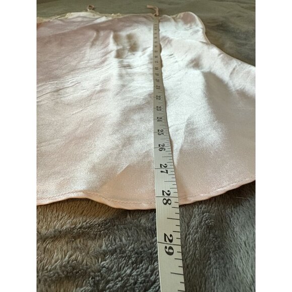 Morgan Taylor Intimates Women's Lace Trim Chemise Nightgown M Petal Pink - Picture 9 of 9